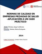 Portada de {{title}}: NORMAS DE CALIDAD EN EMPRESAS PRIVADAS DE SALUD -APLICACIÓN A UN CASO PRÁCTICO-.pdf