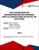 Portada de {{title}}: LOS LICENCIADOS EN ADMINISTRACIÓN DE EMPRESAS ANTE LA CONSULTORÍA DE RR.HH. EN LAS PYMES.pdf