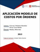 Portada de {{title}}: APLICACIÓN MODELO DE COSTOS POR ÓRDENES.pdf