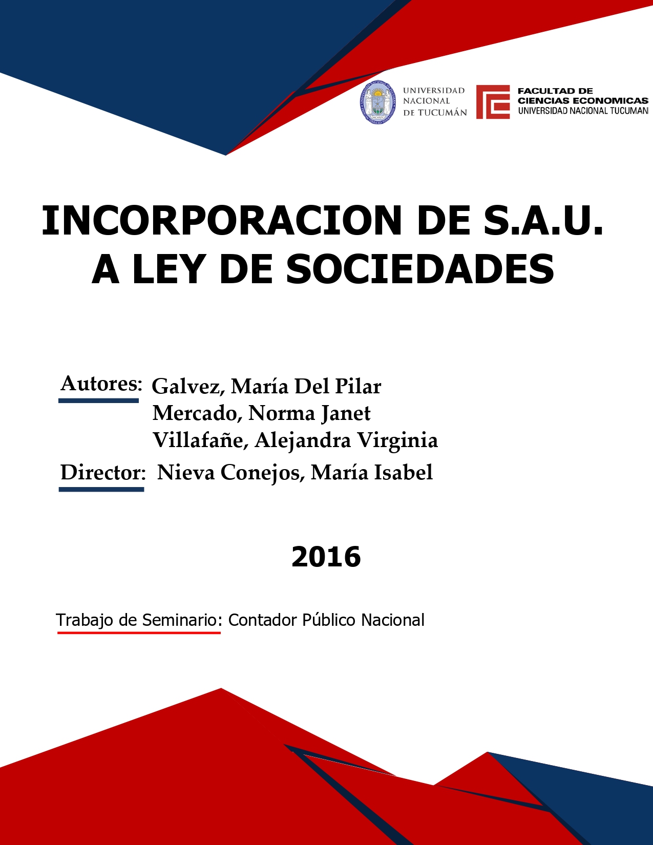 Portada de {{title}}: INCORPORACION DE S.A.U. A LEY DE SOCIEDADES.pdf