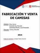 Portada de {{title}}: FABRICACIÓN Y VENTA DE CAMISAS.pdf