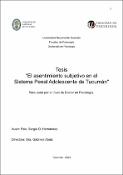 Portada de {{title}}: Tesis Sergio Hernández. El asentimiento subjetivo en el sistema penal adolescente de Tucumán (1).pdf