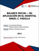 Portada de {{title}}: BALANCE SOCIAL – SU APLICACIÓN EN EL HOSPITAL ÁNGEL C. PADILLA..pdf