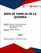 Portada de {{title}}: BIEN DE FAMILIA EN LA QUIEBRA..pdf