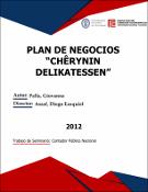 Portada de {{title}}: PLAN DE NEGOCIOS “CHÊRYNIN DELIKATESSEN”.pdf