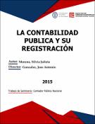 Portada de {{title}}: LA CONTABILIDAD PUBLICA Y SU REGISTRACIÓN.pdf