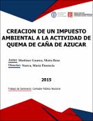 Portada de {{title}}: CREACION DE UN IMPUESTO AMBIENTAL A LA ACTIVIDAD DE QUEMA DE CAÑA DE AZUCAR.pdf