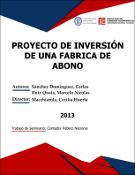 Portada de {{title}}: PROYECTO DE INVERSIÓN DE UNA FABRICA DE ABONO.pdf
