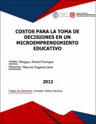 Portada de {{title}}: COSTOS PARA LA TOMA DE DECISIONES EN UN MICROEMPRENDIMIENTO EDUCATIVO.pdf