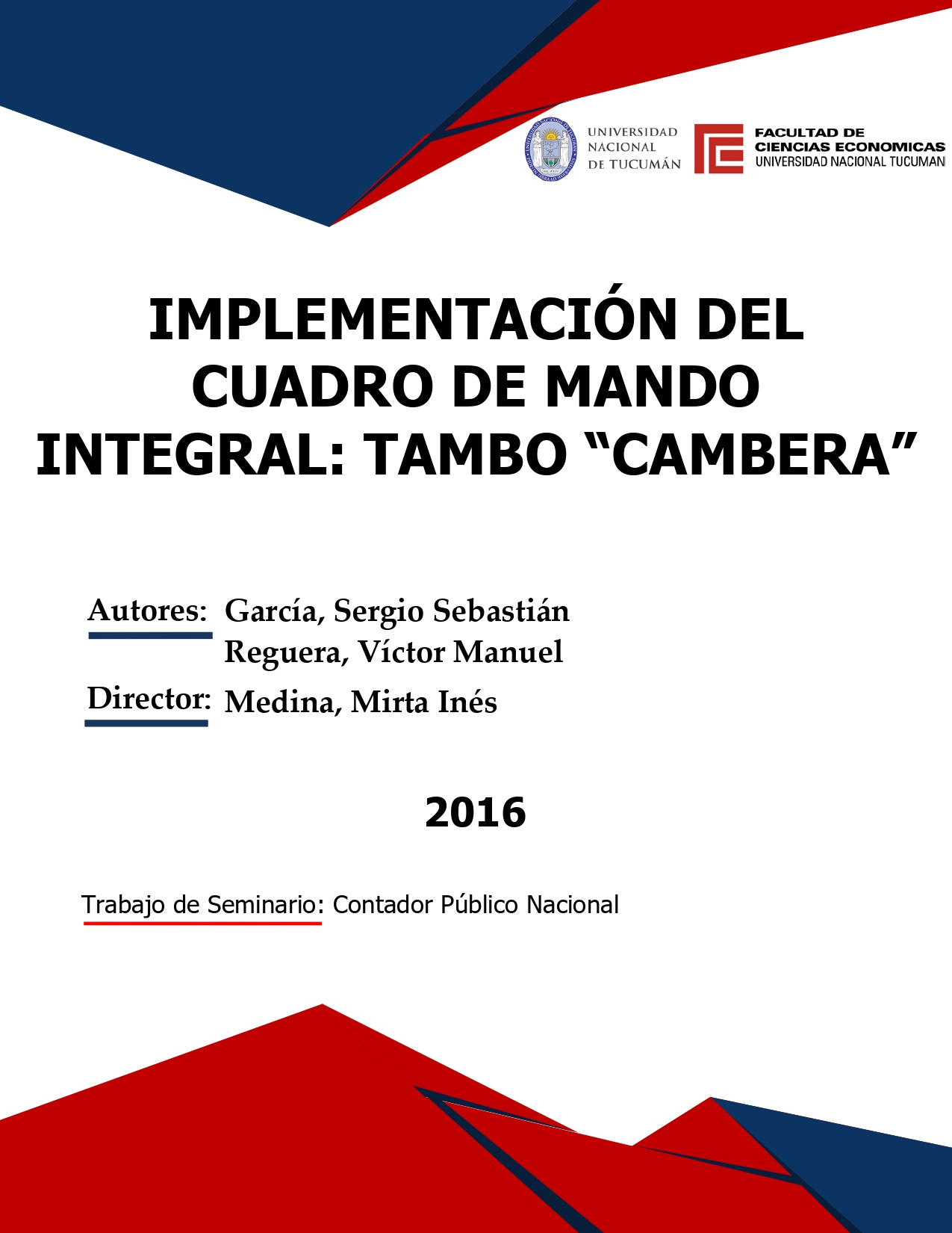 Portada de {{title}}: IMPLEMENTACIÓN DEL CUADRO DE MANDO INTEGRAL TAMBO “CAMBERA”.pdf