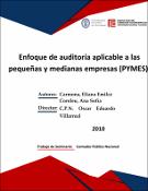 Portada de {{title}}: Enfoque de auditoría aplicable a las pequeñas y medianas empresas (PYMES)..pdf