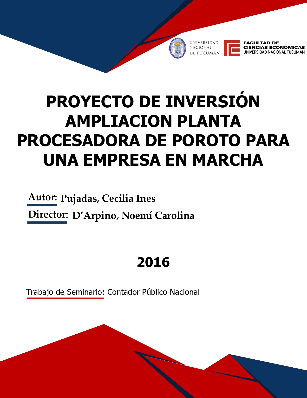 Portada de {{title}}: PROYECTO DE INVERSION AMPLIACION PLANTA PROCESADORA DE POROTO PARA EMPRESA EN MARCHA.pdf