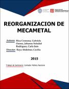 Portada de {{title}}: REORGANIZACION DE MECAMETAL.pdf