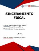 Portada de {{title}}: SINCERAMIENTO FISCAL..pdf