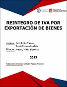 Portada de {{title}}: REINTEGRO DE IVA POR EXPORTACIÓN DE BIENES.pdf