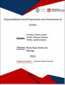 Portada de {{title}}: Responsabilidad Social Empresarial como Instrumento de GESTION.pdf