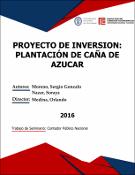 Portada de {{title}}: PROYECTO DE INVERSION PLANTACIÓN DE CAÑA DE AZUCAR.pdf